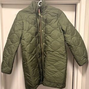 J. Crew Olive Green Puffer Jacket Size SP